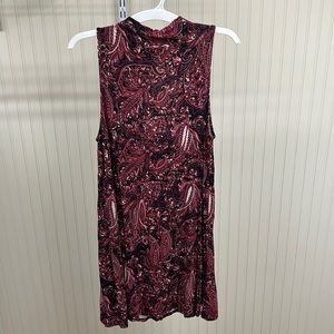 Pink Paisley Mini Dress